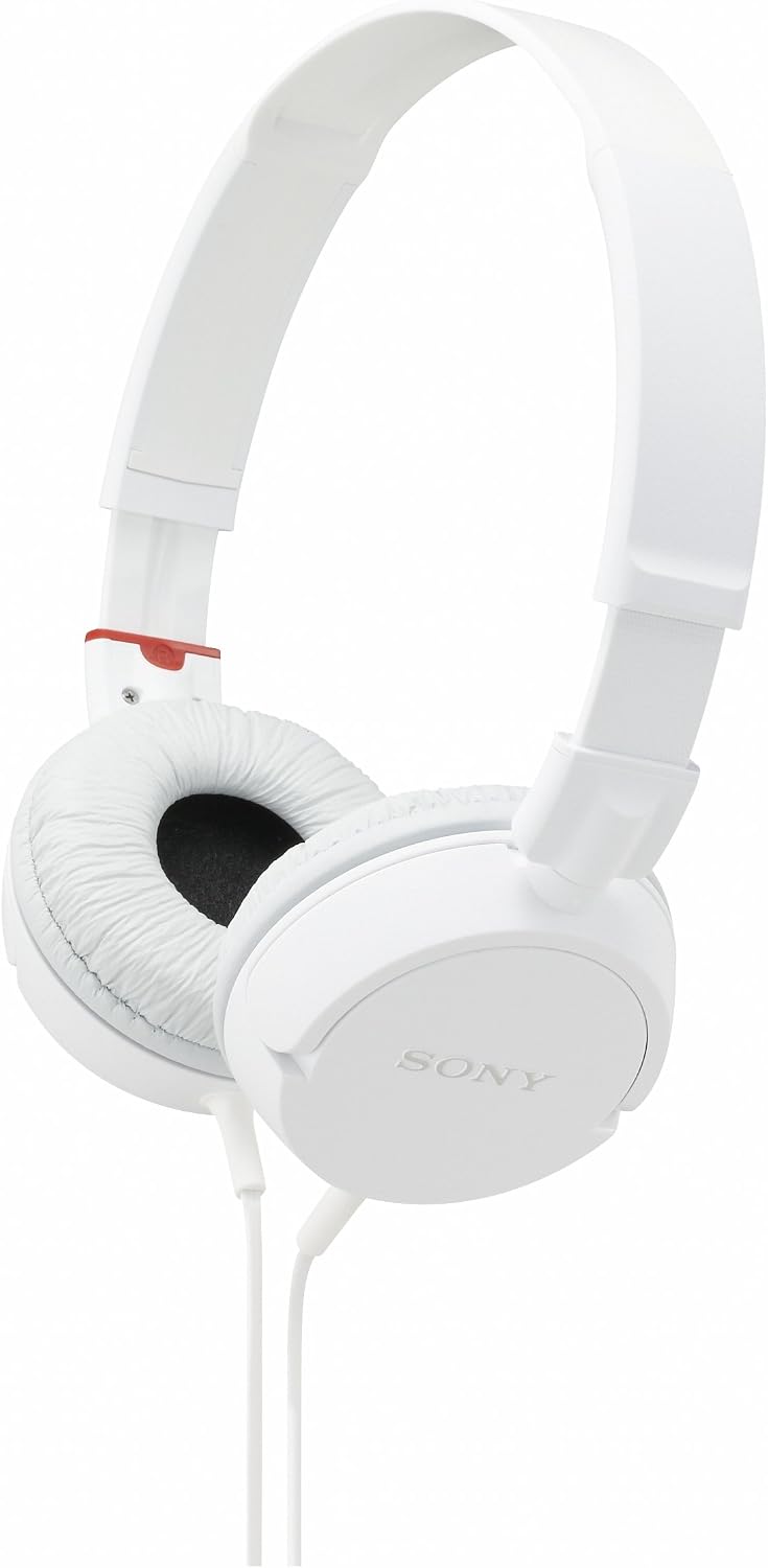 Sony MDRZX100 ZX Series Stereo Headphones (White)